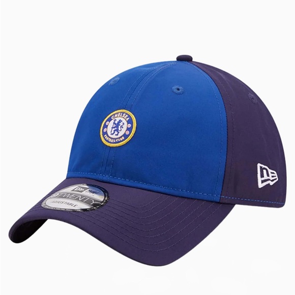 Men's New Era Blue/Navy Chelsea Colorblock 9TWENTY Adjustable Hat - Picture 1 of 8